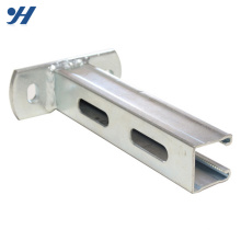 Zinc Galvanized Steel High Quality Building Materials Metal Welding Brackets With Holes